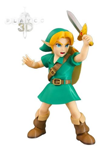 D_847174-MLB111253346395_052026-O.jpg Boneco Young Link Zelda Action Figure Colecionável
