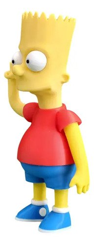 D_849205-MLB98155340759_112025-O.jpg Miniatura 22cm Bart Simpson Action Figure - Imagem 2