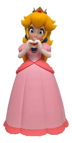 Princesa Peach 25cm Action Figure Inspirado Mario