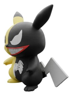 Pikachu Venom 20cm Action Figure Inspirado Geek