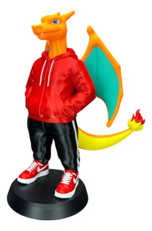 Boneco Charizard Pokemon Estilo Urbano 24cm Action Figure 3d