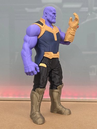 D_858921-MLB111831362583_052026-O.jpg Thanos 24cm Action Figure Inspirado Geek Colecionável - Imagem 7