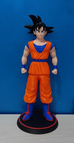 D_862092-MLB107481184117_022026-O.jpg Boneco Goku Adulto Dragon Ball Z 32cm Action Figure 3d Luxo - Imagem 2