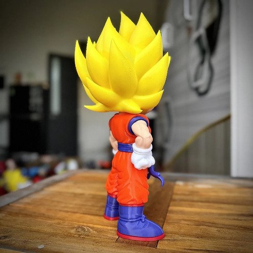 D_864164-MLB112417659857_052026-O.jpg Action Figure Sonic E Goku 25cm Fan Art Geek - Imagem 3