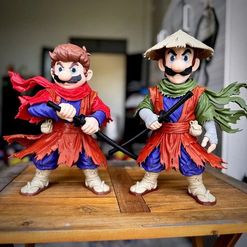 D_871499-MLB112416931193_052026-O.jpg Boneco Mario Samurai 25cm Action Figure Geek - Imagem 6