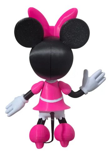 D_875180-MLB96510705686_112025-O.jpg Miniaturas 16cm Action Figure Família Mickey E Minnie Disney - Imagem 7