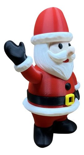 D_876624-MLB98149168233_112025-O.jpg Miniatura 23cm Do Papai Noel Estátua De Natal Action Figure Vermelho , Branco E Preto - Imagem 2