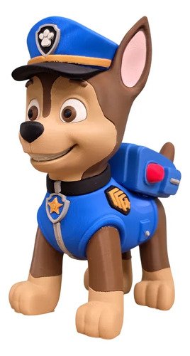 Boneco Chase Paw Patrol 23cm Inspirado Serie
