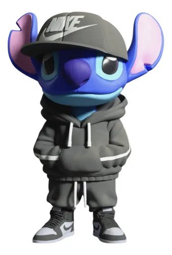D_878940-MLB105671921986_012026-O.jpg Boneco Stitch Estilo Urbano 22cm - Action Figure Jordan 3d