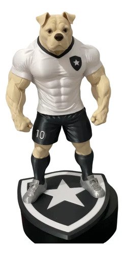 D_884559-MLB111003463899_042026-O.jpg Mascote Botafogo Biriba Musculoso 3d Premium Estátua 25cm - Imagem 4