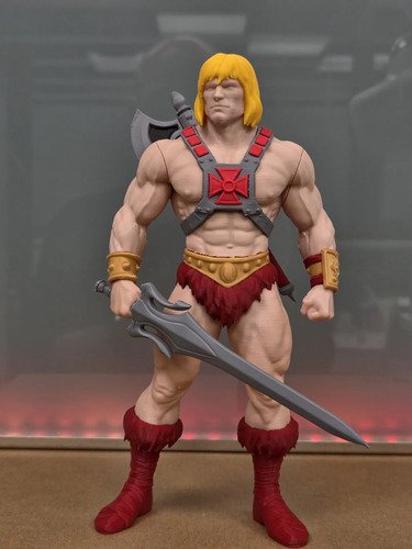 D_886423-MLB112447084191_052026-O.jpg He-man 24cm Action Figure Inspirado Mestres Universo - Imagem 8