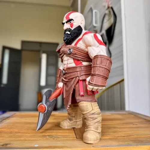D_886951-MLB110468859364_052026-O.jpg Boneco Kratos Inspirado Em God Of War Colecionável - Imagem 2