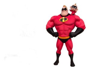 Kit Homem-incrível E Jack-jack 24cm Action Figure