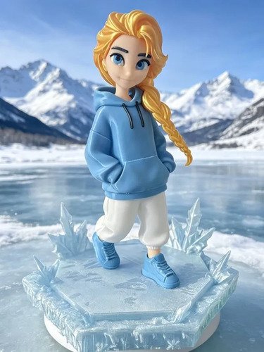 D_889542-MLB111944291931_052026-O.jpg Action Figure Elsa 20cm Frozen Inspirado Em - Imagem 6