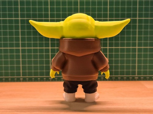 D_891298-MLB110907522850_052026-O.jpg Miniatura Grogu Baby Yoda 15cm Action Figure - Imagem 4