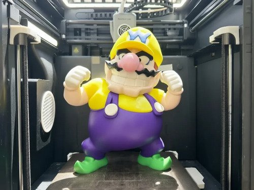 D_892869-MLB111470686889_052026-O.jpg Action Figure Wario 15cm Super Mario Bros Colecionável - Imagem 2