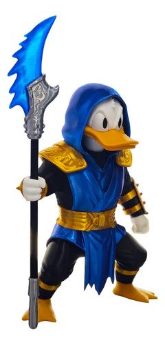 D_893186-MLB111943753595_052026-O.jpg Pato Donald 26cm Mortal Kombat Action Figure Geek - Imagem 2