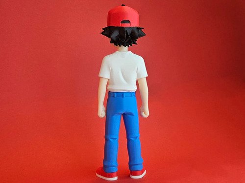D_894837-MLB110664290270_052026-O.jpg Ash Ketchum 15cm Action Figure Pokémon Boneco Geek - Imagem 4