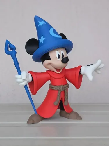 D_897485-MLB112466431207_052026-O.webp Mickey Feiticeiro Fantasia 23cm Action Figure Geek - Imagem 8