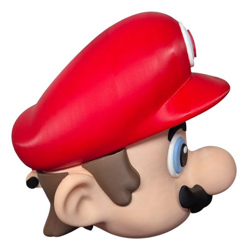 D_901529-MLB109903876586_042026-O.jpg Porta Pipoca Super Mario Bros 3d Cabeça Geek Decorativa 22cm - Imagem 4