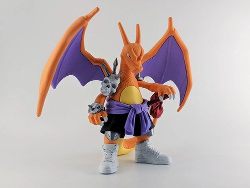 D_903290-MLB111831206437_052026-O.jpg Charizard 23cm Action Figure Inspirado Pokémon - Imagem 3