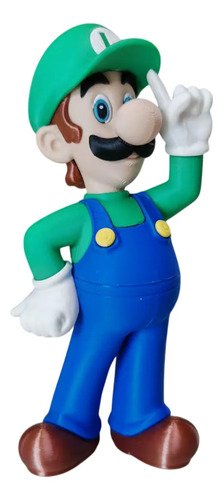 Luigi 20cm Action Figure Inspirado Super Mario