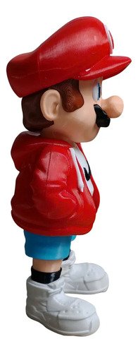 D_911516-MLB108565881856_032026-O.jpg Kit Boneco Mario E Luigi Estilo Urbano Action Figure 3d 25cm - Imagem 4