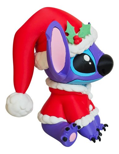D_915345-MLB98154689357_112025-O.jpg Miniatura 23cm Stitch Versão De Natal Action Figure - Imagem 3