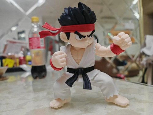 D_916423-MLB111877810469_052026-O.jpg Boneco Ryu Street Fighter 18cm Action Figure Geek - Imagem 2