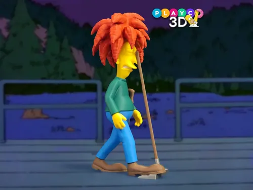 D_917254-MLB110306298406_052026-O.webp Sideshow Bob 20cm Boneco Inspirado Simpsons - Imagem 4