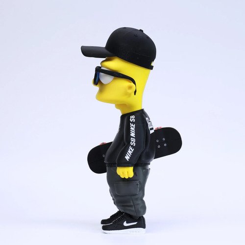 D_917800-MLB107479870757_022026-O.jpg Boneco Bart Simpson Estilo Urbano 19cm Action Figure Skate - Imagem 4