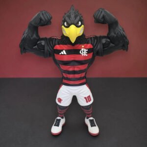 Mascote Urubu Flamengo Futebol Boneco Action Figure Mengao