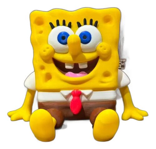 D_935605-MLB111472749671_052026-O.jpg Bob Esponja 10cm Action Figure Inspirado Multicolor