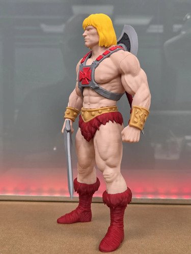 D_938273-MLB112446967799_052026-O.jpg He-man 24cm Action Figure Inspirado Mestres Universo - Imagem 2