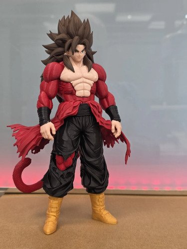 D_939391-MLB111894436976_062026-O.jpg Goku Ssj4 24cm Action Figure Inspirado Em Dragon Ball - Imagem 2