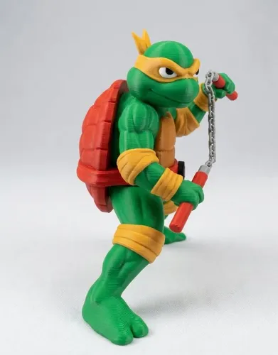 D_939427-MLB111767170510_062026-O.webp Michelangelo Tartaruga Ninja 15cm Action Figure - Imagem 2
