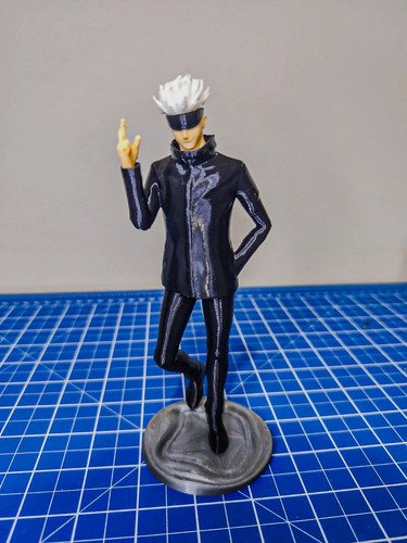 D_942239-MLB111533865987_052026-O.jpg Action Figure Satoru Gojo 17cm Inspirado Jujutsu - Imagem 3
