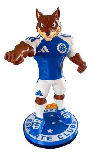 D_942971-MLB108271577128_032026-O.jpg Mascote Cruzeiro Raposão 25cm - Action Figure 3d Base Escudo - Imagem 5