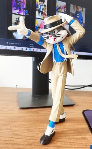 D_946236-MLB110084051680_042026-O.jpg Boneco Perna Longa Michael Jackson Smooth Criminal 3d 35cm - Imagem 4