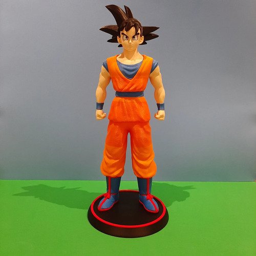D_946846-MLB106807962526_022026-O.jpg Boneco Goku Adulto Dragon Ball Z 32cm Action Figure 3d Luxo - Imagem 4