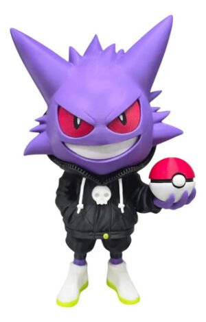 Boneco Gengar Pokémon Estilo Urbano 28cm Action Figure Hype
