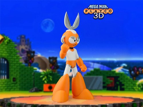 D_947696-MLB110321300530_052026-O.jpg Boneco Cut Man Mega Man Action Figure Inspirado - Imagem 2