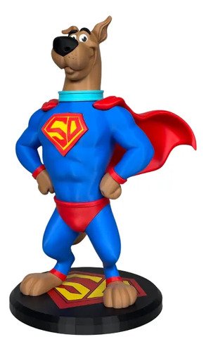 Action Figure Superdoo 20cm Inspirado Scooby Superman