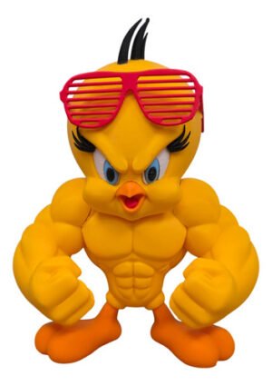 Piu Piu Tweety The Gym Bird 22cm Action Figure Colecionável