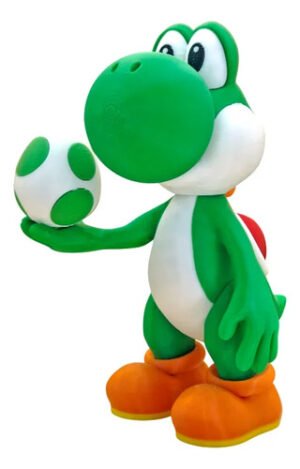 Yoshi Com Ovo 19cm Inspirado Super Mario Action Figure