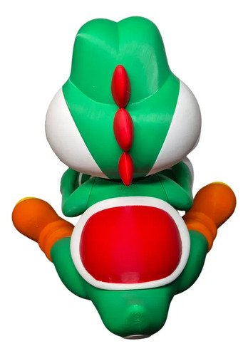 D_980970-MLB109737124460_042026-O.jpg Yoshi Balde De Pipoca Ovo Mario Galaxy Action Figure 3d 25cm - Imagem 4