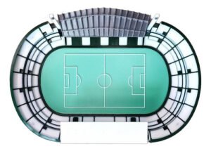 Estádio Couto Pereira Coritiba 20cm Miniatura