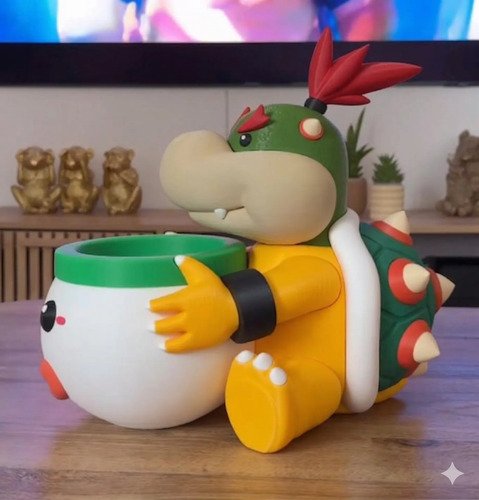 D_984699-MLB108904777754_032026-O.jpg Bowser Júnior Balde Pipoca 30cm - Action Figure 3d Cinema - Imagem 2