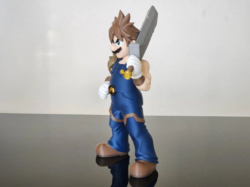 D_985277-MLB110665267140_052026-O.jpg Mario Strife 20cm Action Figure Inspirado Em Mario Bros - Imagem 3