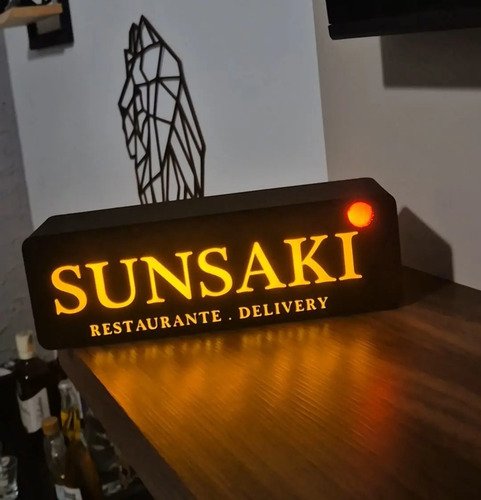 D_985893-MLB86367463760_062025-O.jpg Placa Luminosa 3d Personalizado Sua Logo Marca Comércio Bar Preto 127/220v - Imagem 3